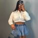 Women's High Waist Denim Skirt - Sexy Ruffled Mini Skirt For Summer Casual Stretch Fit A-Line Style_ecoleips.com