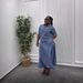 New Casual Denim Suit Women's Korean Style V Neck Loose Two Piece Set Blue Denim Skirt Fashion_ecoleips.com