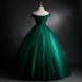Women's Clothing Green Off The Shoulder Prom Dress Women's Lace Sequins Formal Evening Gown One Shoulder Style New Party Wear_ecoleips.com