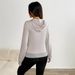 AD684 Cross-border Autumn New Drawstring Zipper Hooded Slim-fit Casual Sports Versatile Women's Sweatshirt_ecoleips.com