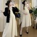 205 Spring New Korean Version Fashion 2-Piece Set Maternity Dress_ecoleips.com