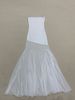 Women's Strapless Mesh Dress Solid Color Sleeveless Fashion Sexy Summer Wear European American Style Wholesale_ecoleips.com