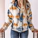 Aria Basics 2024 Winter Coat Wholesale European And American Religious Ethnic Style Printed Color Block Cardigan Women's New Fashion_ecoleips.com