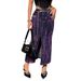 Women's Clothing Supply Of Fashionable High Waist Elastic Slit Mid Length Skirt Creative Texture Tie Dye Denim Skirt_ecoleips.com