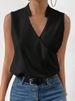 Verve 2025 Summer New Women's Printed V-neck Top Shirt French Design Sense Blouse_ecoleips.com