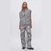 Aria Basics Autumn Winter New European American Style Casual Loose Diamond Pattern Plus Size Women's Gray Stand Collar Sleeveless_ecoleips.com