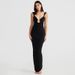 European And American Syle Clohing 2026 Summer New V-Neck Backless Irregular Dress Women's Gown Sli_ecoleips.com