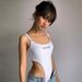European And American High-Cut One-Piece Top Sexy Hot Girl Outerwear Triangle Pure Desire Sweet Spicy Camisole Vest For_ecoleips.com