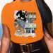 Summer European And American Cross-border Foreign Trade Plus-size T-shirt, Round-neck Casual Loose-fitting Short-sleeve_ecoleips.com