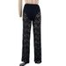 Women's Clothing Women's Sexy Versatile High Waist Lace Splicing Pants Style Summer Hot Selling Long Straight Bottoms_ecoleips.com