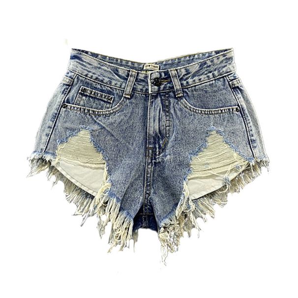 Women’s Clothing Fashion Low Waist Shorts Women's Raw Edge Pants New Summer White Jeans Ripped A Line Hot Pants Trend_ecoleips.com