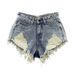 Women’s Clothing Fashion Low Waist Shorts Women's Raw Edge Pants New Summer White Jeans Ripped A Line Hot Pants Trend_ecoleips.com
