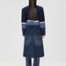 Women's Clothing Women's European American Style Patchwork Denim Trench Coat Niche Wool Color Block Mid-Length Winter Design_ecoleips.com