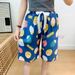 Women Pajama Shorts Cotton Strawberry Shorts Loose Beach Outfits Bottoms Home Pants Comfy Loungewear Bottom Sleep Clothes Shorts_ecoleips.com