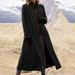 Long Coat Plus Coat Casual Woolen Trench Coat_ecoleips.com