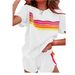 Women's Clothing New Home Suits Simple Style Contrast Color Fashion Casual Suits_ecoleips.com