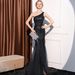 Women's Clothing Evening Dress Temperament Celebrity Party Dinner Party Sexy Long Slim Fishtail Dress_ecoleips.com