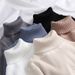 Women's High Neck Sweater Slim Fit Long Sleeve Knit Top Basic Turtleneck Pullover For Autumn Winter Fashion Casual Comfortable_ecoleips.com