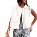 2024 Cross-Border European And American New Sleeveless Pocket Loose Vest Zipper Jacket For Women_ecoleips.com