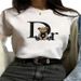 Ladies Casual Summer T-Shirt Round Neck Short-Sleeved Print Top Cute Fashion Women's Clothing_ecoleips.com