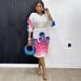 Women's Clothing New Gradient Dense Edge Temperament Large Size Women's Dress_ecoleips.com