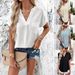 DiYun European And American Women's Clothing 2024 Spring/Summer Export Solid Color Casual_ecoleips.com