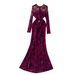 Elegant Lace Openwork Long Sleeved Dress French Style Slim Fit Women's Spring Style Dress Waist Cinching Long Dress_ecoleips.com