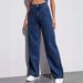 Women's Clothing High-Waisted Straight Leg Jeans Plus Size Sweet And Spicy Style Casual Loose Trousers England Fashion Denim Jeans_ecoleips.com