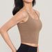 Women's High Intensity Sports Bra Yoga Camisole One Piece Fitness Vest Beautiful Back Support Cup For Spring/Summer_ecoleips.com