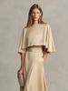 Women's Satin Peplum Dress Set – Timeless Elegance With Flutter Sleeves For Spring & Fall_ecoleips.com