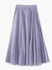 K Pleated Midi Skirt For Women, With A Relaxed And Relaxed A-line Umbrella Skirt And Long Skirt_ecoleips.com