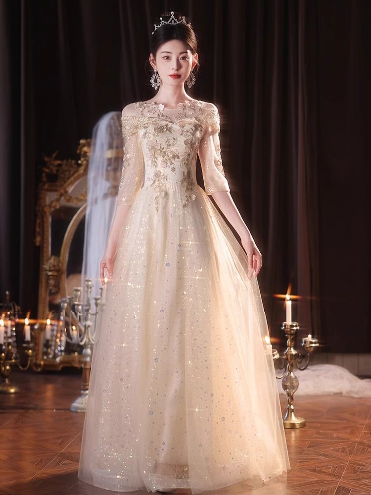 Women Understated Luxury Niche Style High End Sophisticated Elegant Ethereal French Style Tulle Dress For Petite Perfect_ecoleips.com