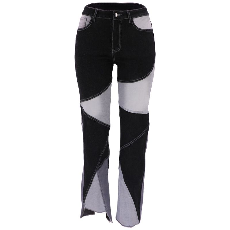 Women's Clothing Selected Straight High Waist High Elastic Bell Bottom Trousers For Women_ecoleips.com