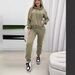 Women's Casual Hoodie Set - Long Sleeve Pullover Sweatshirt With Pockets, Loose Fit, Comfortable & Stylish, Streetwear Outfit - S/M/L/XL/XXL_ecoleips.com