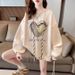 Women's Clothing Design Hoodless Long Sleeved Sweatshirt Women's Spring And Autumn Wear Thin Loose Fashion Ins Top Clothes_ecoleips.com