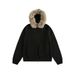 Women's Clothing Retro Detachable Fur Collar Knit Cardigan For Women, Autumn And Winter, Relaxed Style, Couple's Loose Coat_ecoleips.com