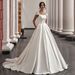 Women's Clothing New Wedding Dress Bride Simple Sexy Slim Travel Photography Satin Soft Gauze Lace Slim Small Tail_ecoleips.com