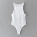 Summer New Arrival Women's Sexy Tight Fitting Bodysuit Sleeveless Jumpsuit Trendy European American Style_ecoleips.com
