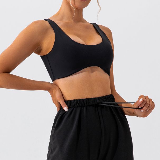 Women’s Clothing Autumn Nude Lulu Yoga Clothes Tight Sports Underwear Women's Training Running Quick Drying Fitness Yoga Bra_ecoleips.com