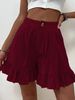2025s Women's Outdoor Wear, Casual Wide-Leg Loose Shorts, 2025 Summer New High-Waisted Shorts For Women_ecoleips.com