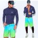 Aria Basics 2025 New Men's Diving Long Sleeve Sun Protection Quick-Dry Swimsuit Jellyfish Surfing Suit Snorkeling Set_ecoleips.com