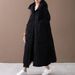 Women's Clothing Vintage Cotton Coat Women's Winter Long Loose Thickened Hooded Jacket With Pockets_ecoleips.com