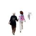 Men Women Printed round Neck Top Trendy Street Style Loose Mesh Sports Uniform for European And American Wholesale Cross Border Foreign Trade_ecoleips.com