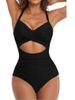 Aria Basics European And American Cross-border Foreign Trade One-piece Swimsuit, Sexy Hollow-out Women's Swimwear, Backless_ecoleips.com