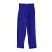 "Women's High Waisted Casual Trousers – Stretch Polyester Comfort Fit, Versatile Solid Color Pants For Everyday Wear"_ecoleips.com