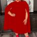 Plus Size Elegant Cloak Dress - Loose Pleated Maxi Dress For Women (European & American Style, African Inspired, Flowy & Comfortable)_ecoleips.com