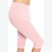 Women's Knee-Length Yoga Leggings – High-Waisted Tummy Control Capris With Butt-Lifting Fit (Plus Size Available)_ecoleips.com