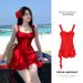 Aria Basics 2025 New Conservative Boxer For Women, Slimming Skirt Style, Brightening Beach Vacation Hot Spring Swimsuit Set_ecoleips.com