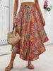K New Bohemian Ethnic Style Personalized Printed A-line Skirt For Casual Wear_ecoleips.com