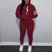 Women’s Clothing autumn and winter new women's suits fashion long sleeved pullover hoodie sweater two piece suit WH6+ML1_ecoleips.com